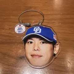 浅尾拓也 顔型キーホルダー