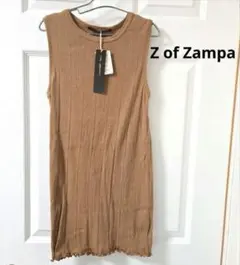Z of Zampa ノースリーブチュニック ブラウン　M　新品
