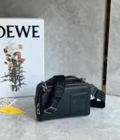Dior ブラック レザー ショルダーバッグ