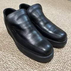 美品　Y's ヨウジヤマモト　厚底スリッポン　シューズ　レザー