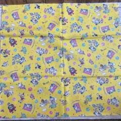 ドラえもん50周年記念 綿生地　約108×50cm 黄色