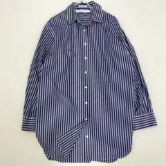 美品✨フレームワーク　トーマスメイソン　ストライプシャツ　青白
