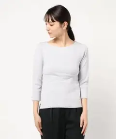 アプワイザーリッシェ バックシャンリボンニット M オフホワイト