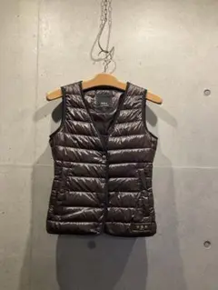 タトラス TATRAS ダウンベスト Vネック 光沢 インナーダウン