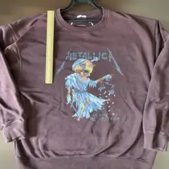 METALLICA グラフィックプリント トレーナー