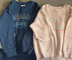 BEAMS mini ロゴトレーナー