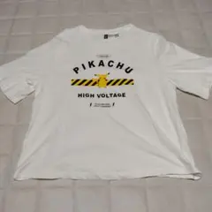 H＆M　ポケットモンスター　ピカチュウ　Tシャツ　白　Mサイズ