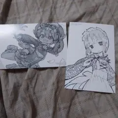 つくしあきひと　イラストカード　特典　comic zin メイドインアビス　2種