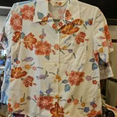 Mango 花柄 半袖シャツ