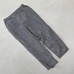studio CLIP チェック柄 イージーパンツ グレーM