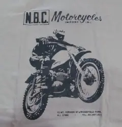ヴィンテージ モトクロス Tシャツ ベージュ XLサイズ 旧車 ホットロッド