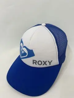 【ROXY】メッシュキャップ トラッカーキャップ　ブルー