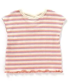 BREEZE メロウリブフレンチスリーブTシャツ　120cm