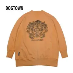 DOGTOWN 龍 ドラゴン 両V スウェット 両Vガゼット オレンジ