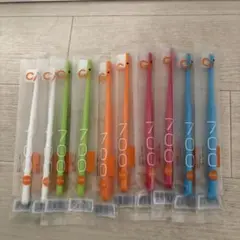 ゆきだるまさん専用Ciメディカル超先細ラウンド毛歯ブラシふつう10本とフロス
