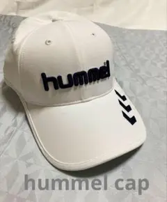 【新品未使用】hummel ホワイト　メンズ　キャップ