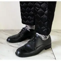 vintage ドイツ軍 ヨーロッパ古着 ブラック 黒 レザー ドレスシューズ