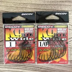 デコイ キロフック オフセットフック サイズ 1 1/0 2セット