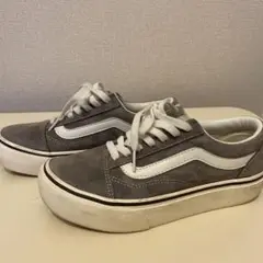 Vans グレー スエード スニーカー US5