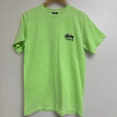 Stussy Honolulu 蛍光グリーン Tシャツ S