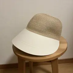 KEYUCA ツバ広　帽子　ベージュ