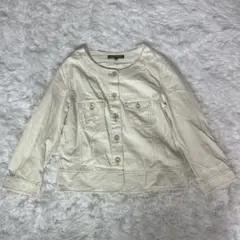 LAURA ASHLEY レディース シャツジャケット M 綿 コットン