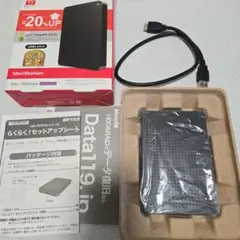BUFFALOの2TBの外付けHDD (HD-PCF2.0U3-GB)