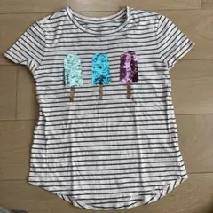 GAP ストライプ柄 アイスキャンディー Tシャツ 130センチ