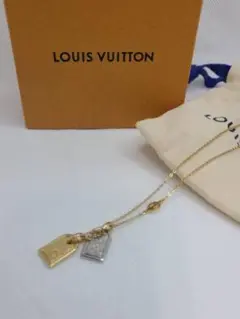 【LOUIS VUITTON】 ナノグラムネックレス