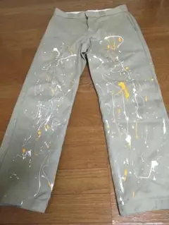 ディッキーズ874ペイントワークパンツ　ベージュ