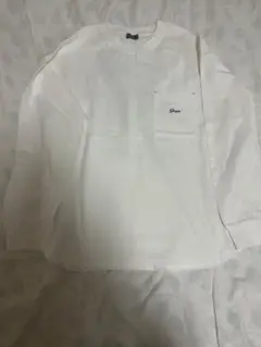GLAZOS ポケット刺繍長袖Tシャツ