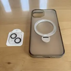iPhone 14 MagSafe対応ケース + 9Hカメラレンズカバー付き