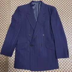 値下げ交渉可！ネイビー ダブル ジャケット