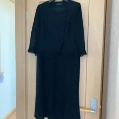 美品 ユキトリイ ブラックフォーマル 礼服喪服 ワンピース