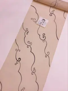 憧れの品 レア品 竺仙鑑製 女物 浴衣 反物 絹紅梅 未仕立て