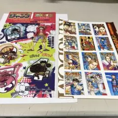 キングダム表紙ステッカー第5弾 ワンピースクリアしおり オリジナルセット。