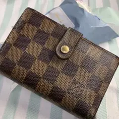 ★658 ルイヴィトン ポルトフォイユ・ヴィエノワ がまぐち 二つ折り財布