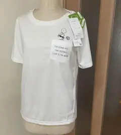 PEANUTS×.bspix プリント 半袖Tシャツ ホワイト