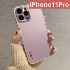 【新品未使用】iPhone11Proケース ライトピンク