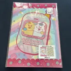 【新品未使用】んぽちゃむ クリアファイル2枚セット しまむら
