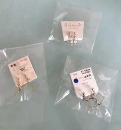 ノンホールピアス　３点まとめ売り
