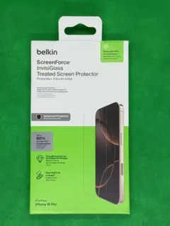 【新品・未開封】belkin iPhone 16 Pro用保護フィルム