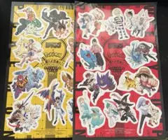 週刊少年ジャンプ×Pokemon スペシャルコラボステッカー1＆2
