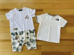 子供服 ノースフェイス クレードスコープ ロンパース トップス Tシャツ 半袖