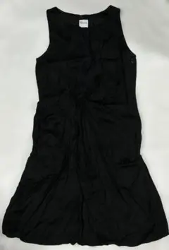 (美品)レッドバレンティノ　ノースリーブひざ丈ワンピース