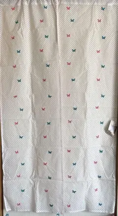 のれん 幅85cm×丈150cm ドット 蝶 レトロ