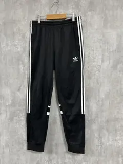 adidas アディカラークラシックス カットライン パンツ L黒