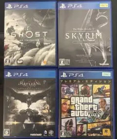 PS4ゲームソフト4本セット
