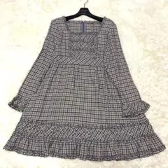 ピンクハウス♡ワンピース 膝丈 ティーアード