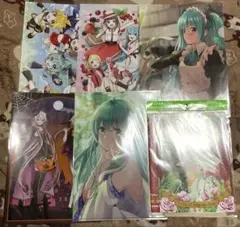 初音ミク IA ボーカロイド　東方Project　東風谷早苗　クリアファイル